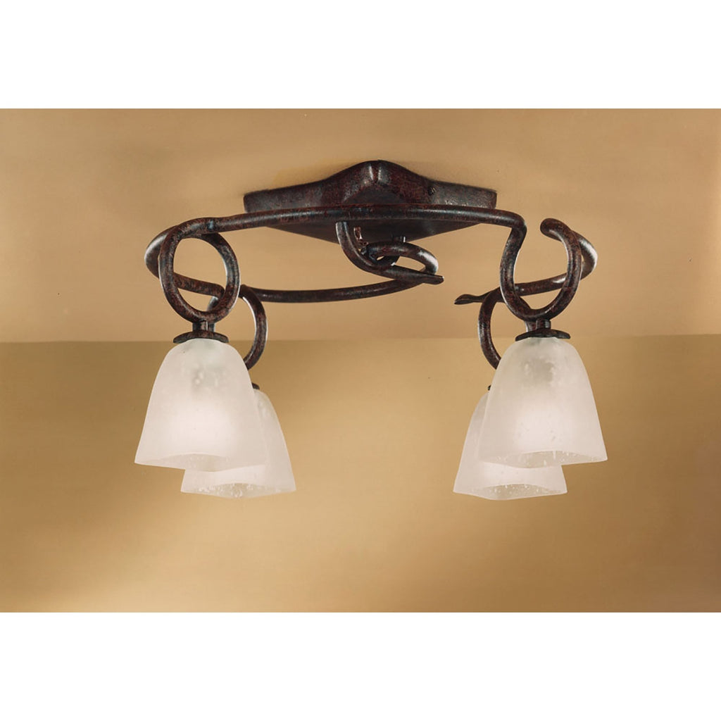 M2002 Oberture Ceiling 4 Light E14 Brown/Black Oxide
