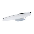 M8241/1 Ola Bathroom Wall Lamp 6W LED Oval Polished Chrome/Frosted Acrylic