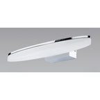 M8241/1 Ola Bathroom Wall Lamp 6W LED Oval Polished Chrome/Frosted Acrylic