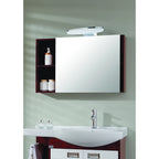 M8241/1 Ola Bathroom Wall Lamp 6W LED Oval Polished Chrome/Frosted Acrylic