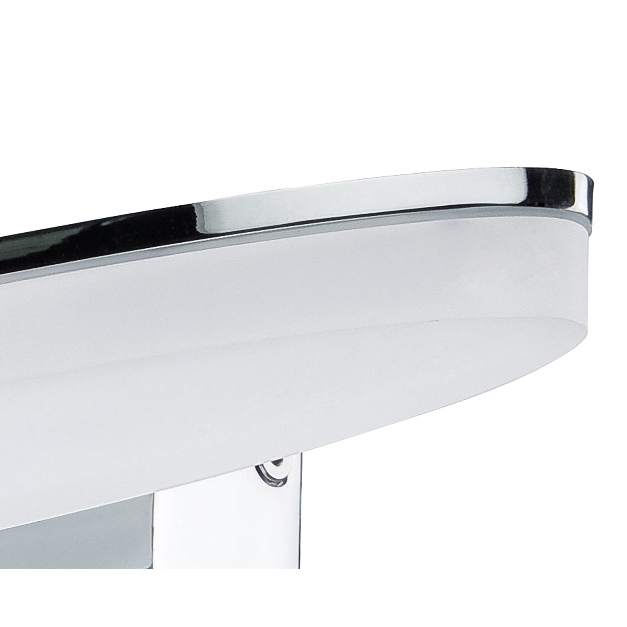 M8241/1 Ola Bathroom Wall Lamp 6W LED Oval Polished Chrome/Frosted Acrylic