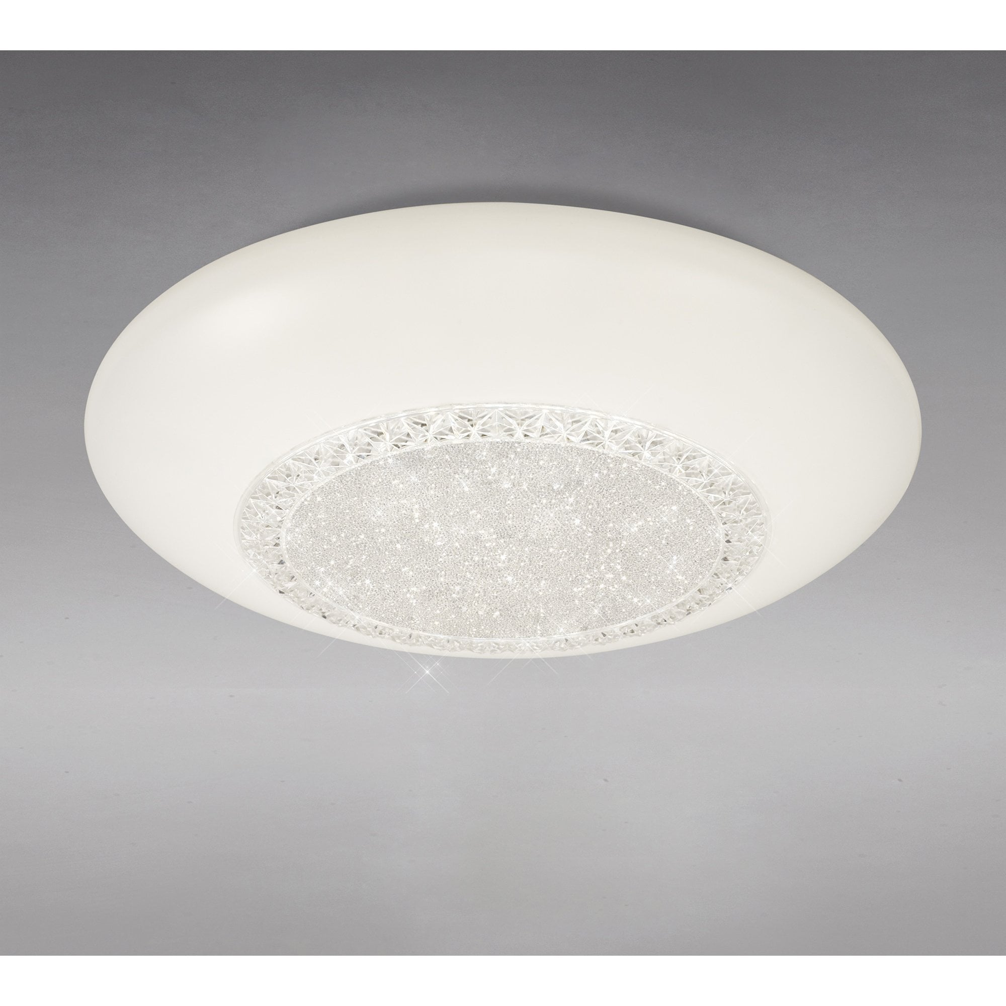 M6236 Opera Flush Fitting 52cm Round 40W LED White Remote Control