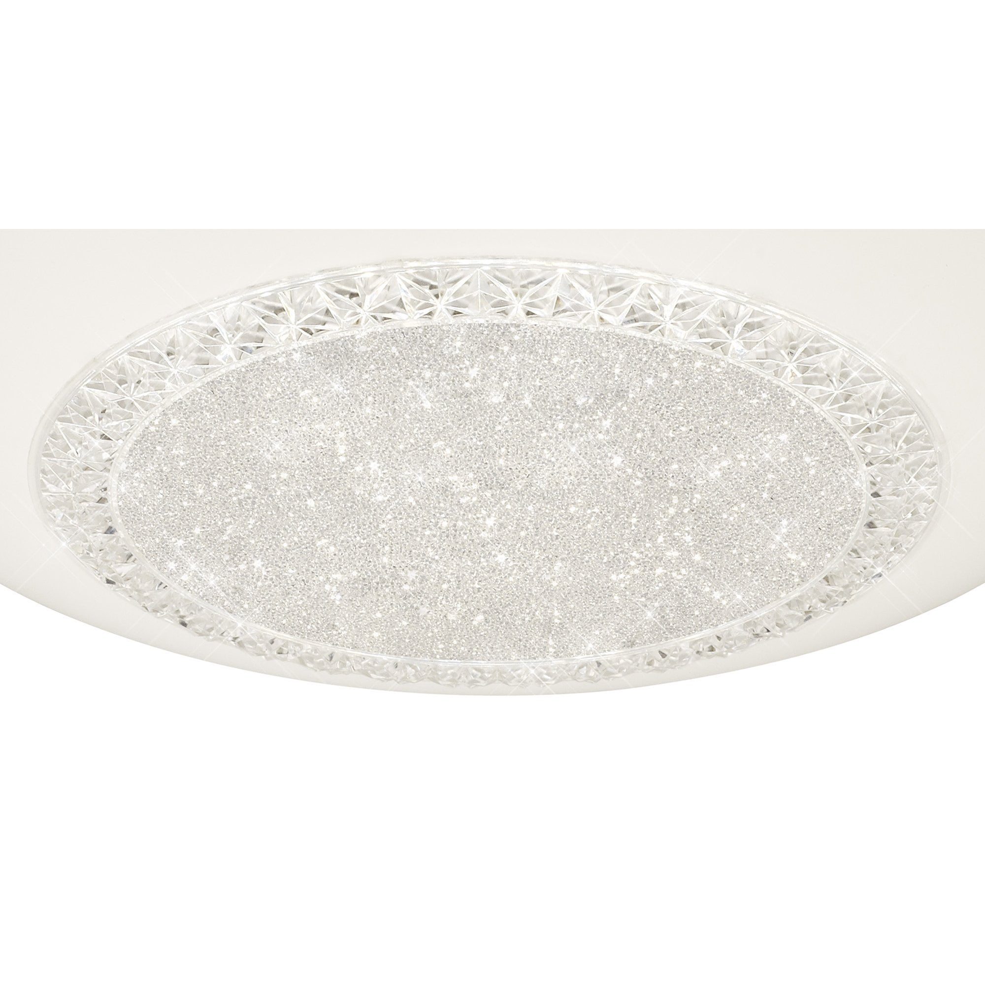 M6236 Opera Flush Fitting 52cm Round 40W LED White Remote Control