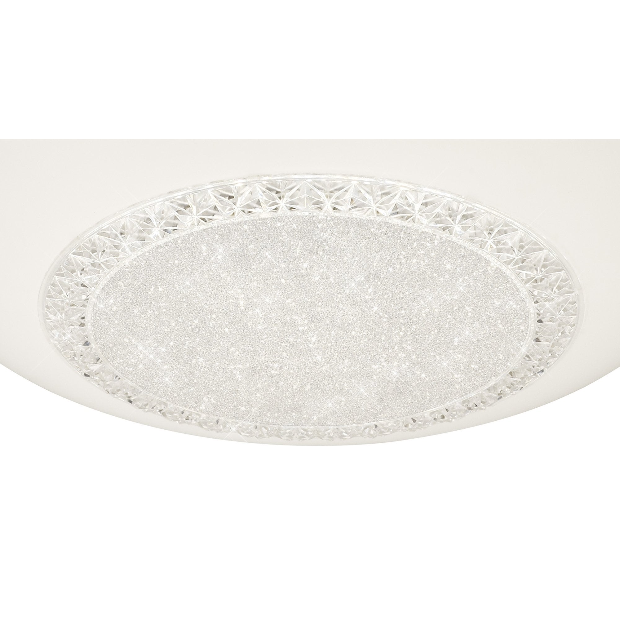 M6235 Opera Flush Fitting 41cm Round 24W LED White Remote Control