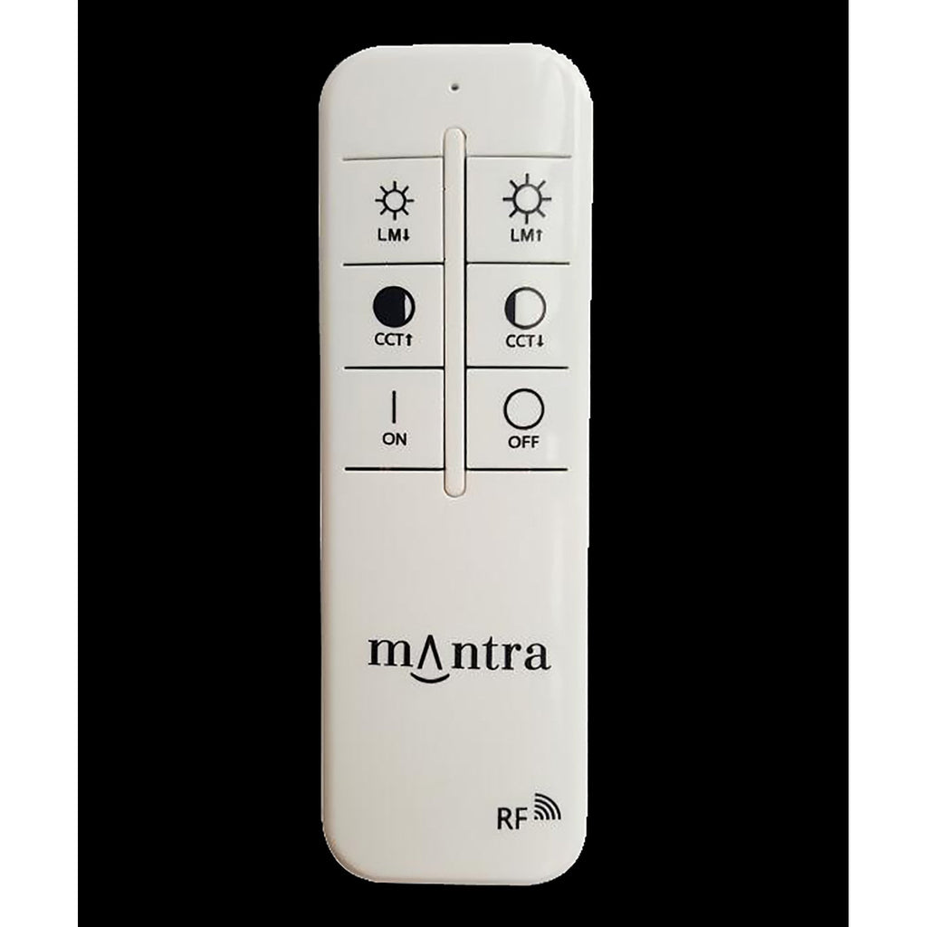 M6235 Opera Flush Fitting 41cm Round 24W LED White Remote Control