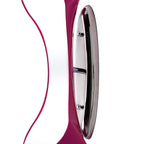 M1544/PU Ora Wall Lamp 2 Light E27 Gloss Purple/White Acrylic/Polished Chrome