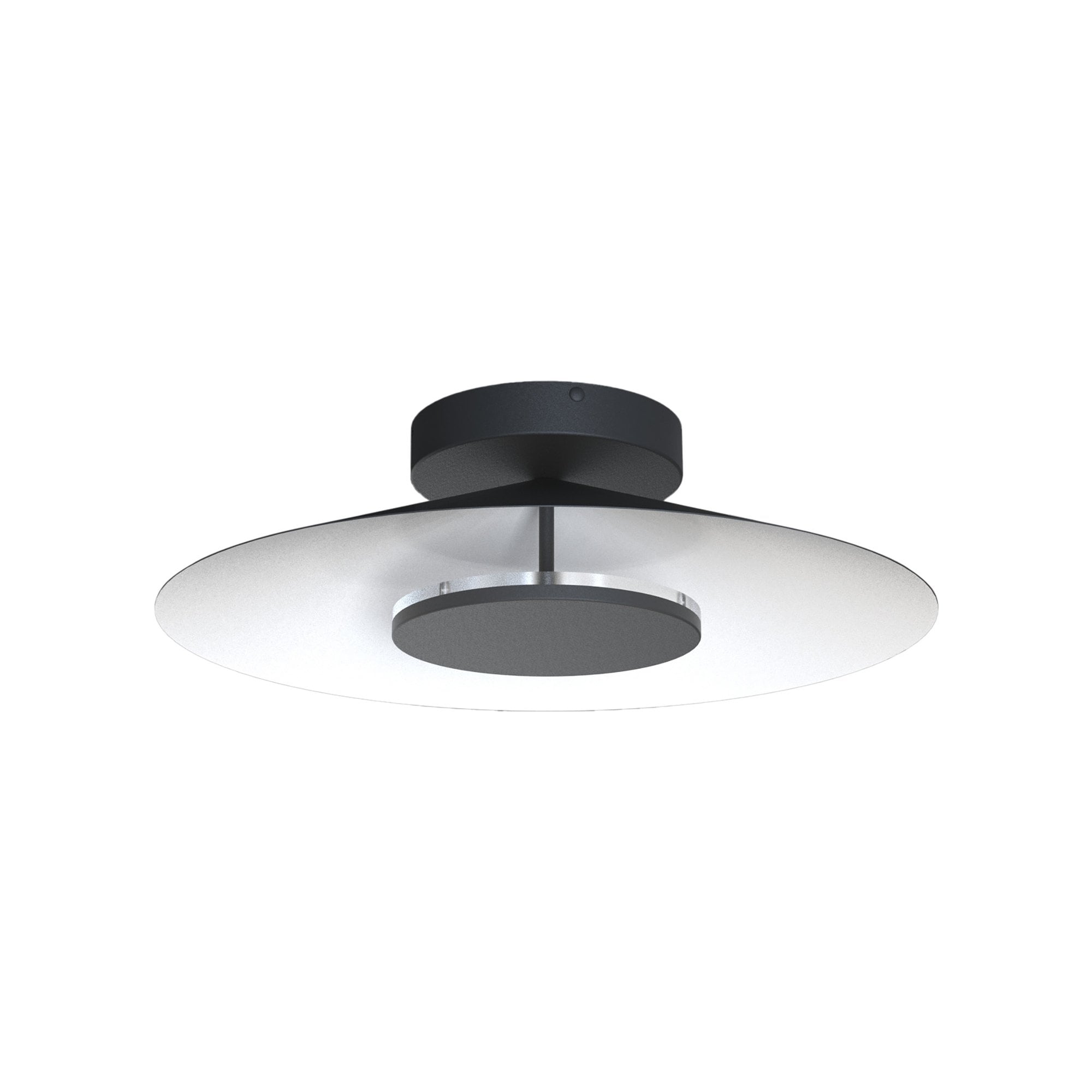 M8128 Orion Ceiling 55cm Round 24W LED White/Black