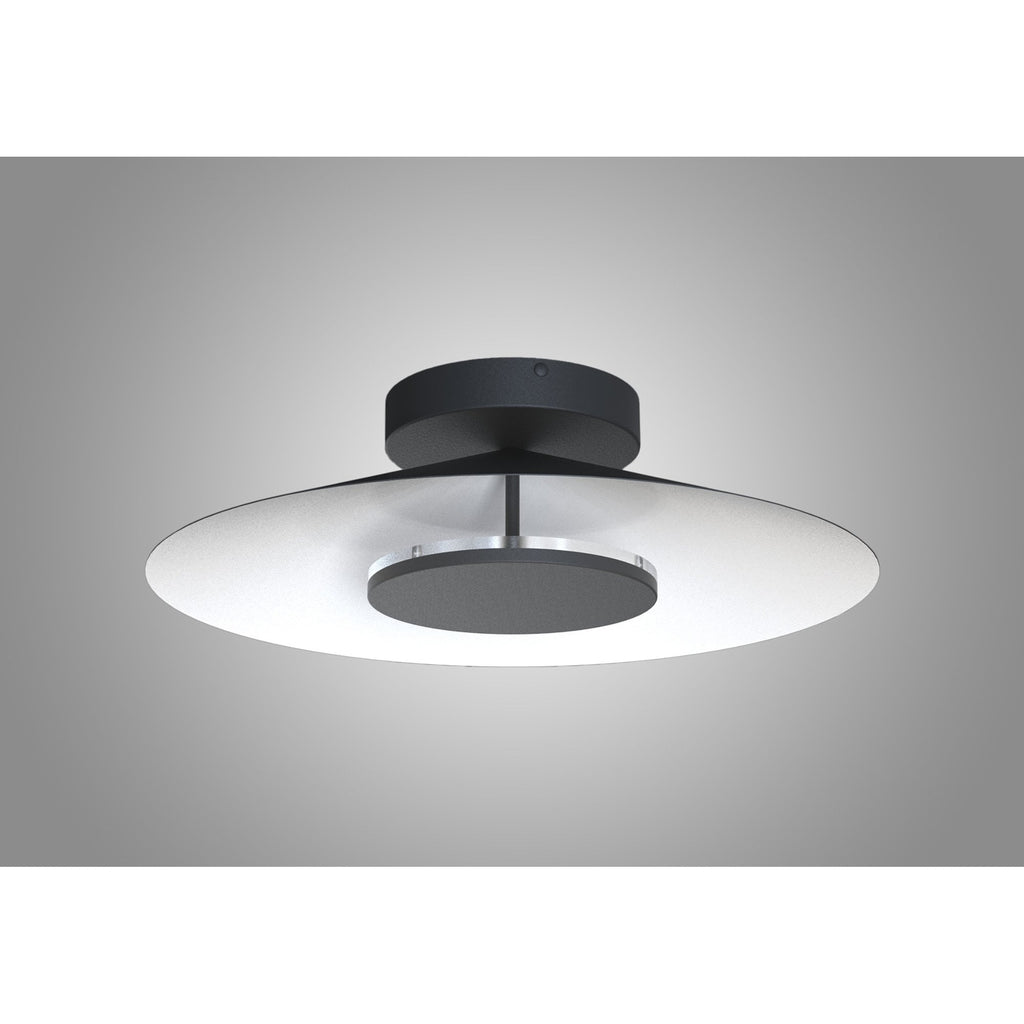 M8128 Orion Ceiling 55cm Round 24W LED White/Black