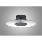 M8128 Orion Ceiling 55cm Round 24W LED White/Black