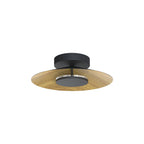 M8126 Orion Ceiling 40cm Round 20W LED Wood/Black