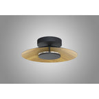 M8126 Orion Ceiling 40cm Round 20W LED Wood/Black
