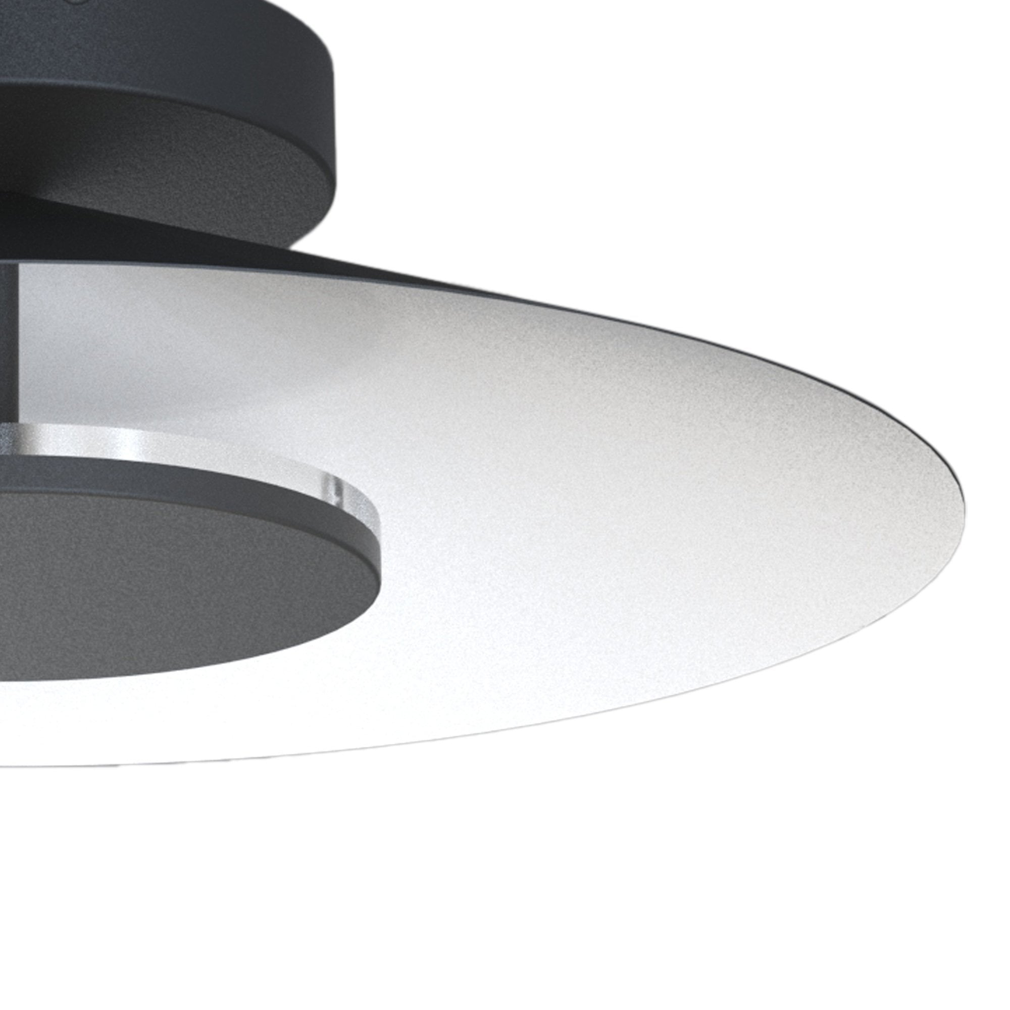 M8125 Orion Ceiling 40cm Round 20W LED White/Black