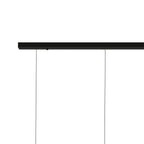 M7475 Orion 3 Light Linear Pendant 24W LED Black/Antique Brass