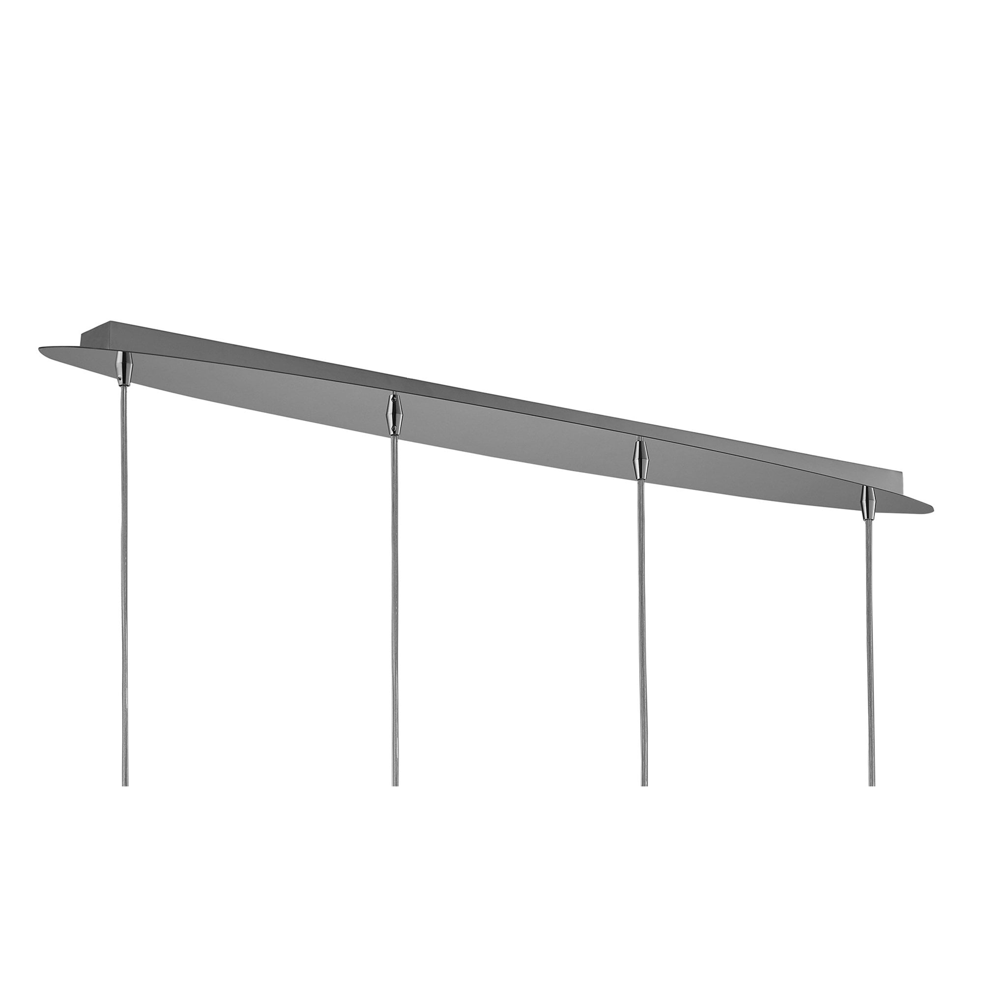M3920 O2 Linear Pendant 4 Light G9 Line Polished Chrome