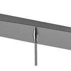 M3921 O2 Linear Pendant 3 Light G9 Line Small Polished Chrome