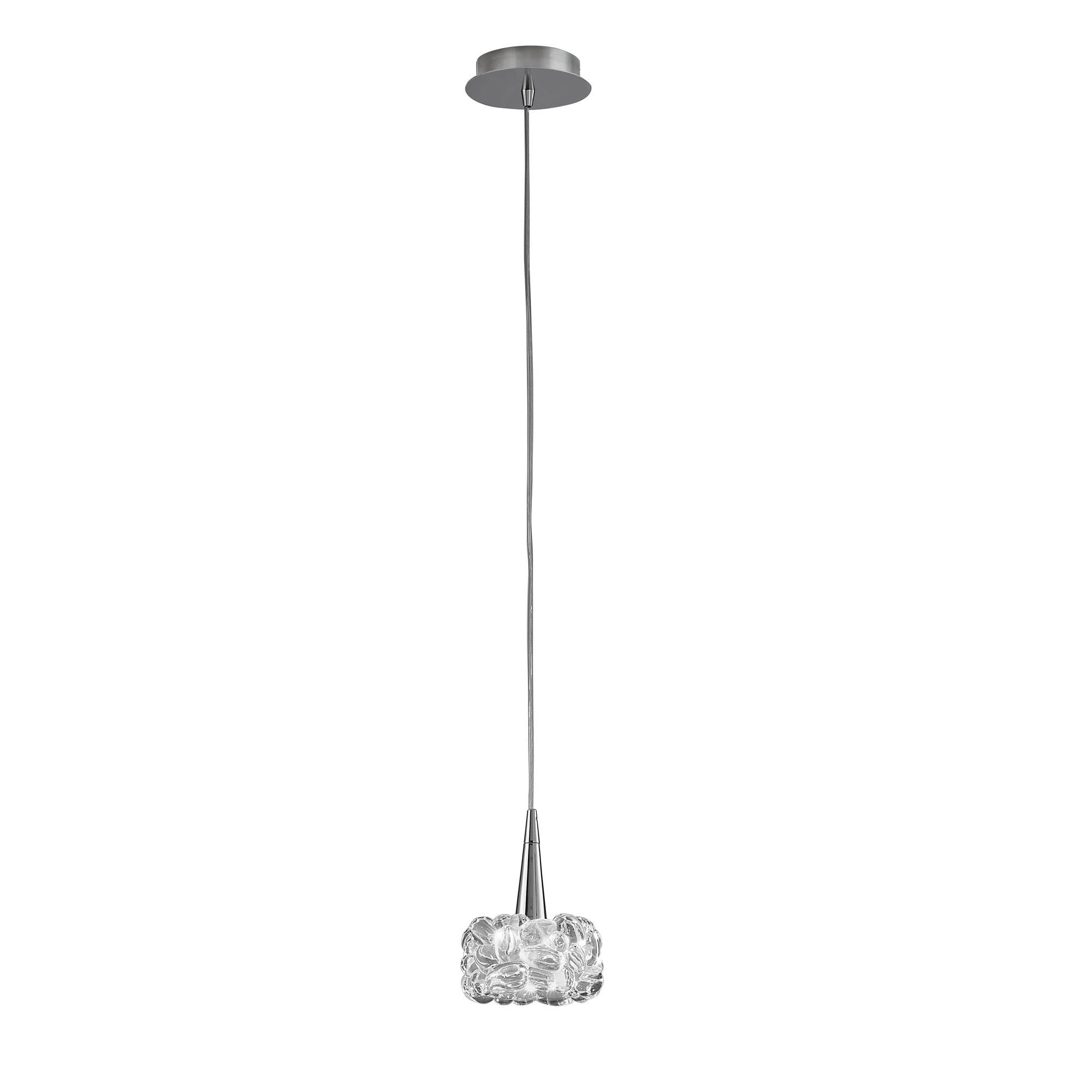 M3923 O2 Pendant 1 Light G9 Small Polished Chrome