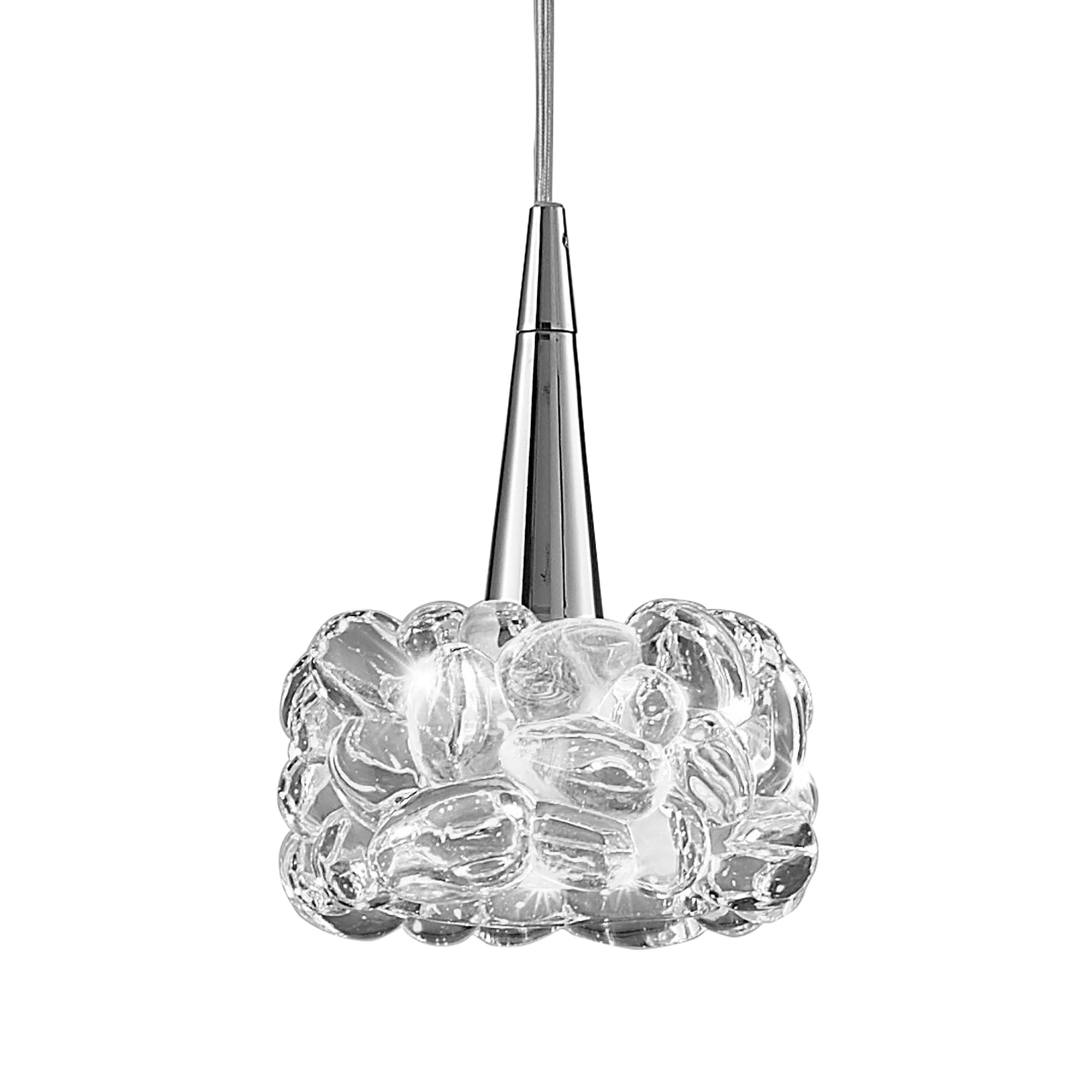 M3923 O2 Pendant 1 Light G9 Small Polished Chrome