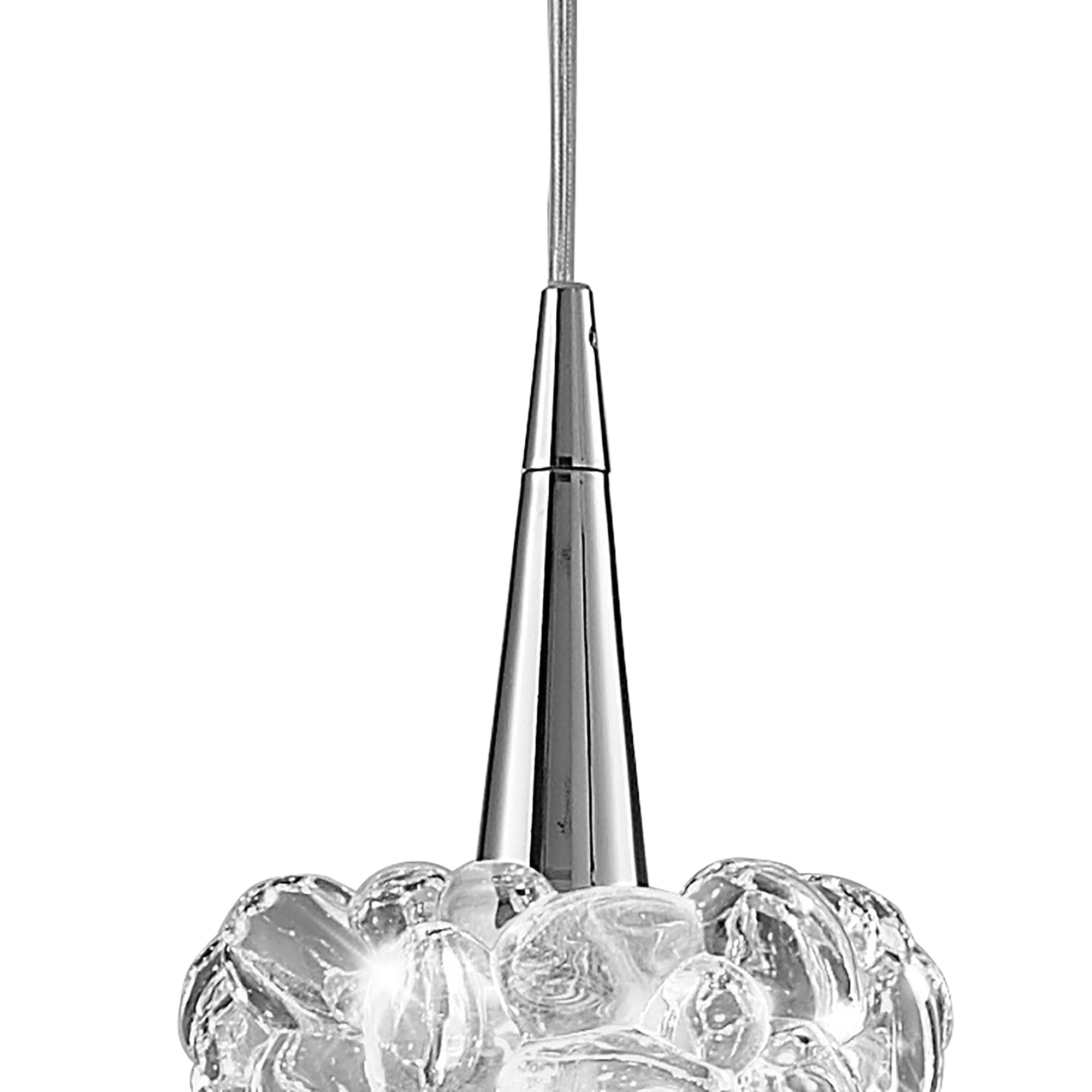 M3923 O2 Pendant 1 Light G9 Small Polished Chrome