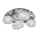 M3924 O2 Flush Ceiling 5 Light G9 Polished Chrome
