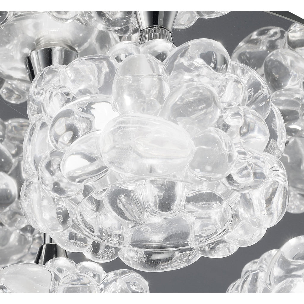 M3924 O2 Flush Ceiling 5 Light G9 Polished Chrome