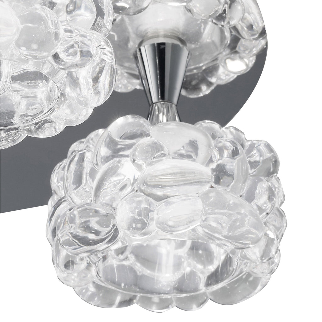 M3924 O2 Flush Ceiling 5 Light G9 Polished Chrome