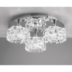 M3925 O2 Flush Ceiling 3 Light G9 Small Polished Chrome