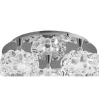 M3925 O2 Flush Ceiling 3 Light G9 Small Polished Chrome