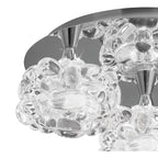 M3925 O2 Flush Ceiling 3 Light G9 Small Polished Chrome