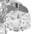 M3925 O2 Flush Ceiling 3 Light G9 Small Polished Chrome