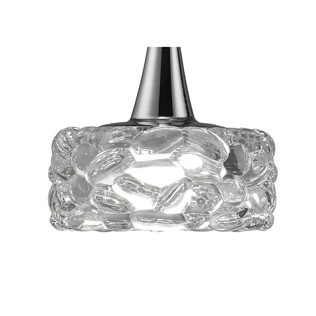 M3931 O2 Linear Pendant 3 Light E27 Line Large Polished Chrome