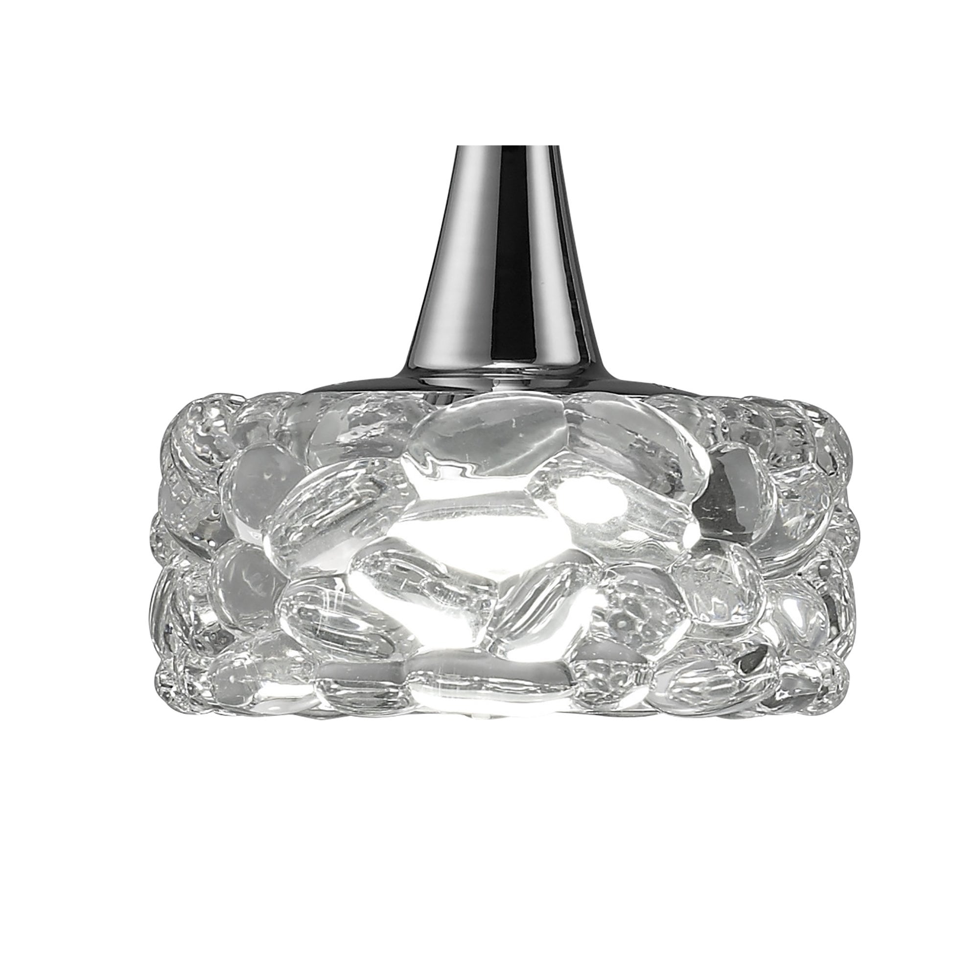 M3931 O2 Linear Pendant 3 Light E27 Line Large Polished Chrome