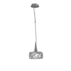M3933 O2 Pendant 1 Light E27 Large Polished Chrome