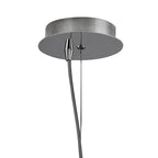 M3933 O2 Pendant 1 Light E27 Large Polished Chrome