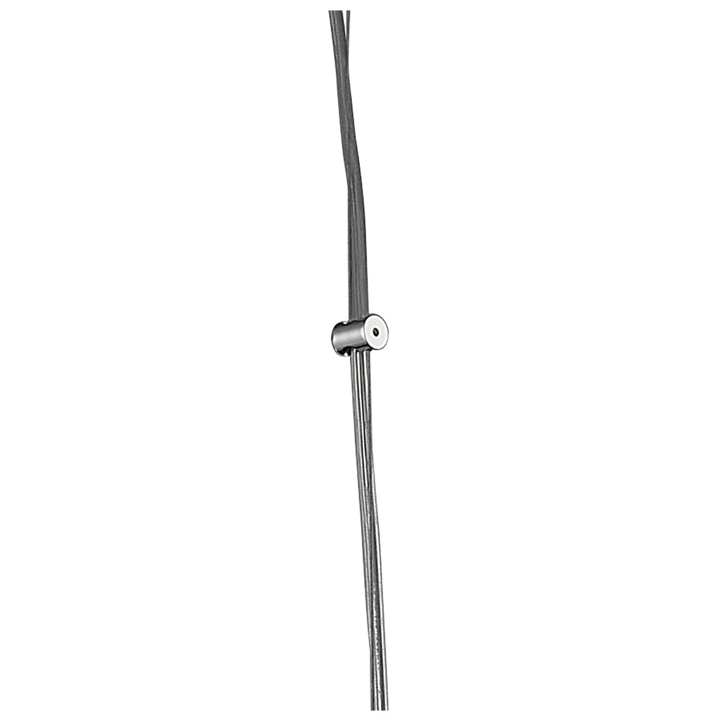 M3933 O2 Pendant 1 Light E27 Large Polished Chrome