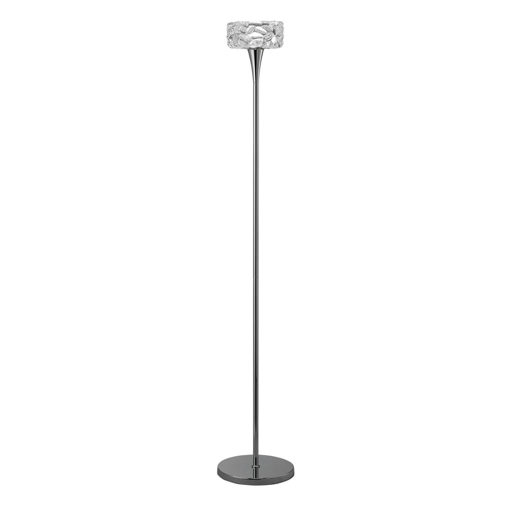 M3939 O2 Floor Lamp 1 Light E27 Polished Chrome