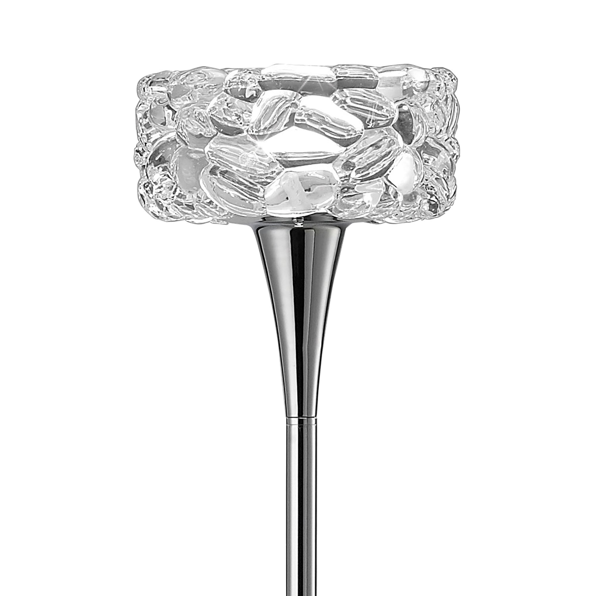 M3939 O2 Floor Lamp 1 Light E27 Polished Chrome