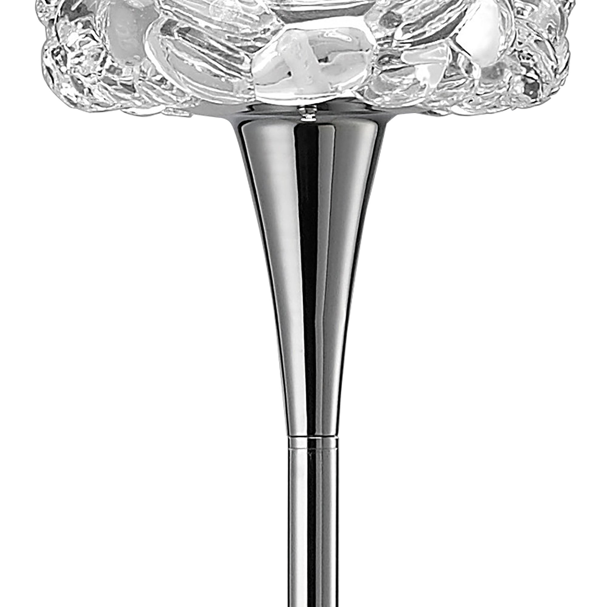M3939 O2 Floor Lamp 1 Light E27 Polished Chrome