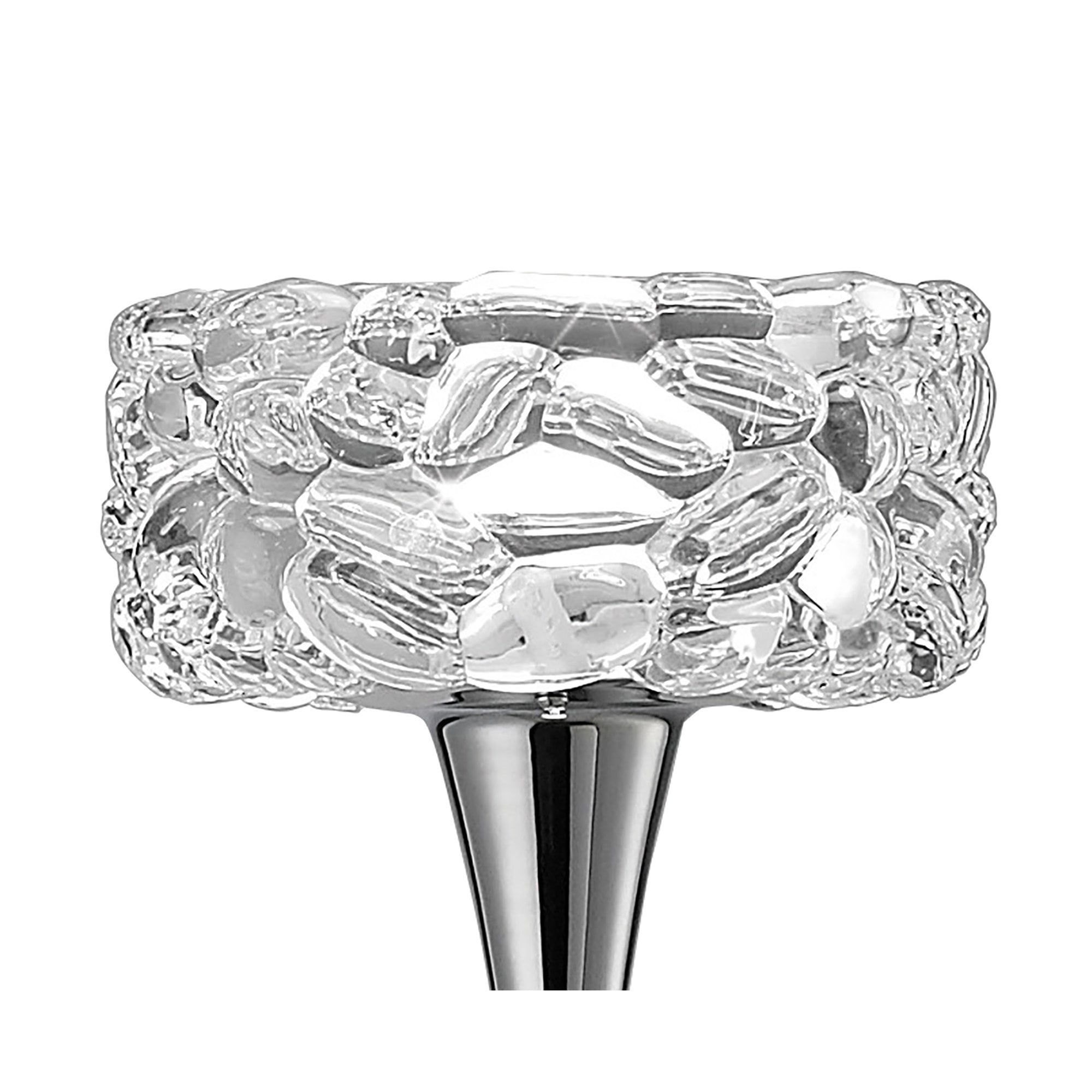 M3939 O2 Floor Lamp 1 Light E27 Polished Chrome