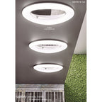 M4900 Oakley Oval Pendant 80W LED Polished Chrome / Frosted Acrylic