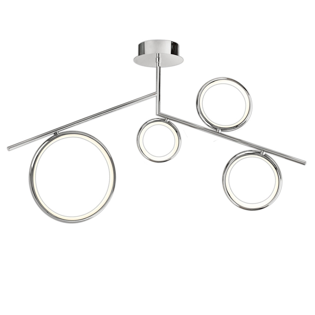 M6590 Olimpia Ceiling 42W LED Chrome