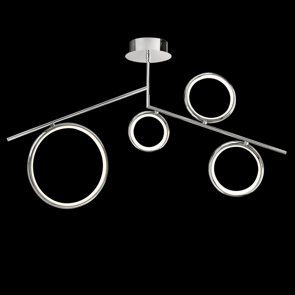 M6590 Olimpia Ceiling 42W LED Chrome