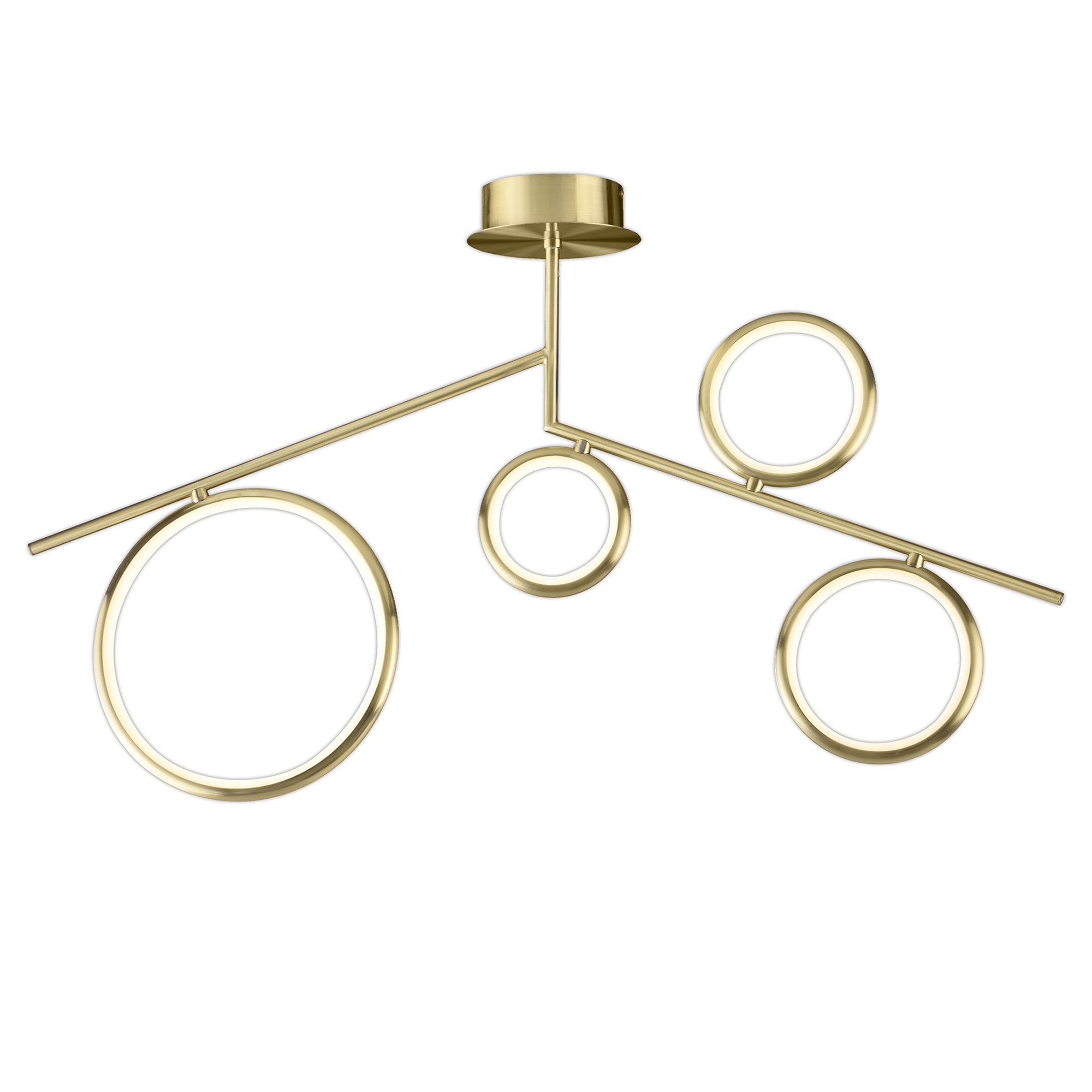 M6580 Olimpia Ceiling 42W LED Satin Gold