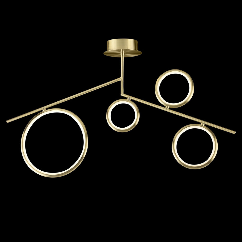 M6580 Olimpia Ceiling 42W LED Satin Gold