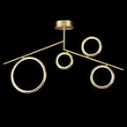 M6580 Olimpia Ceiling 42W LED Satin Gold