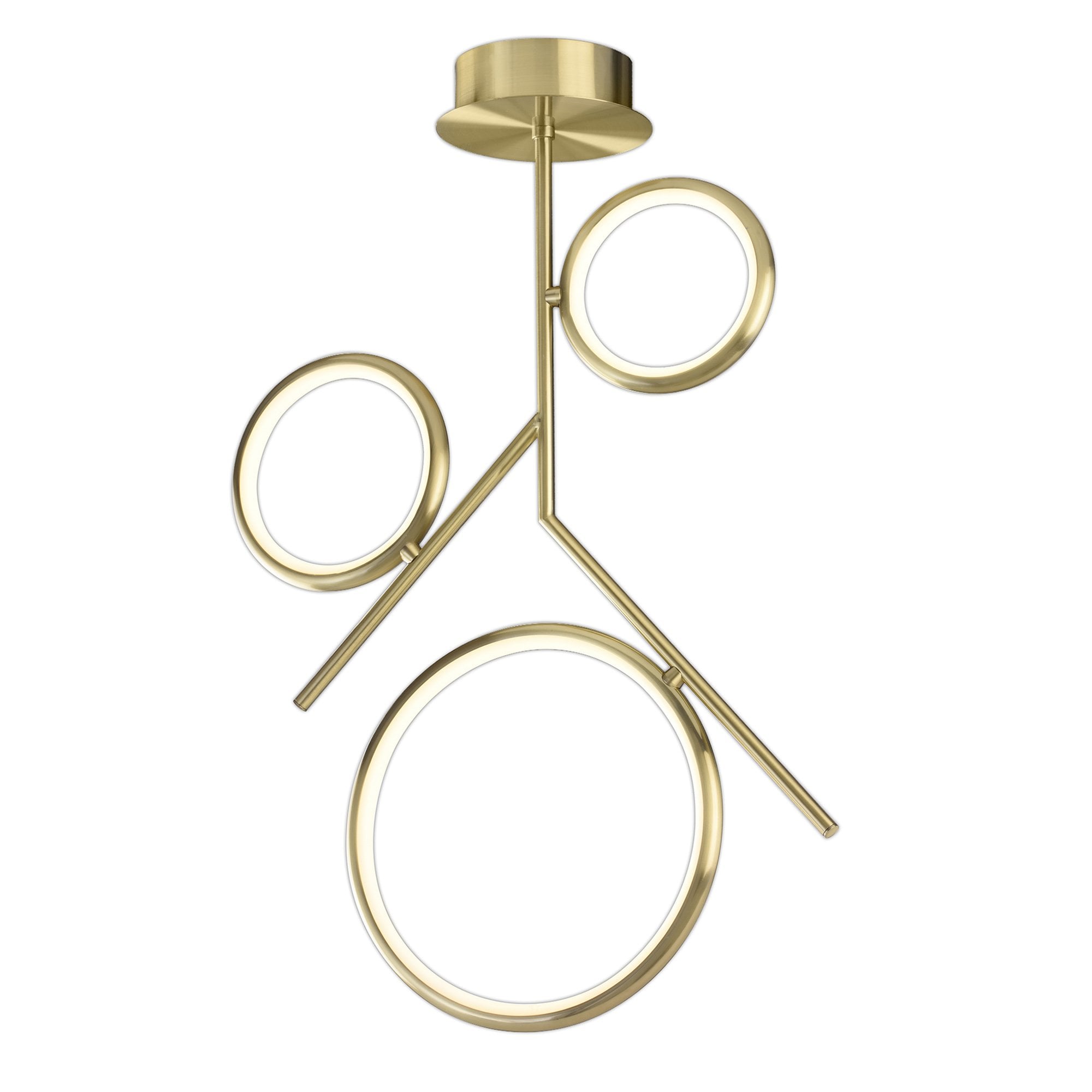 M6581 Olimpia Ceiling 36W LED Satin Gold