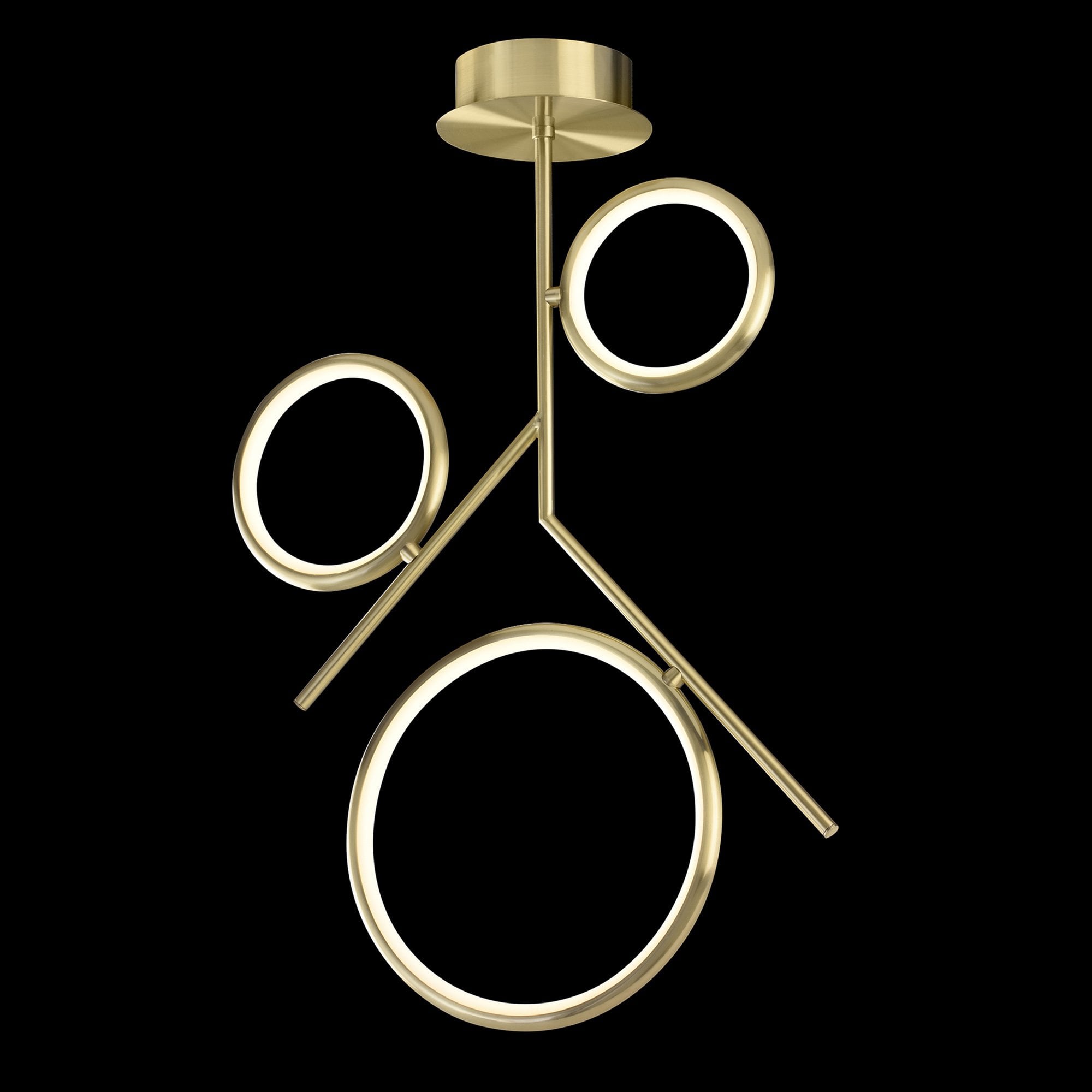 M6581 Olimpia Ceiling 36W LED Satin Gold