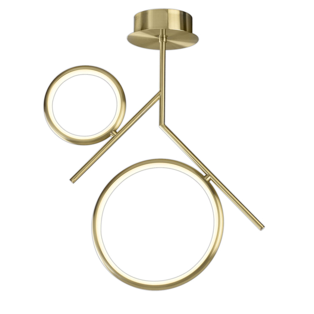 M6582 Olimpia Ceiling 30W LED Satin Gold