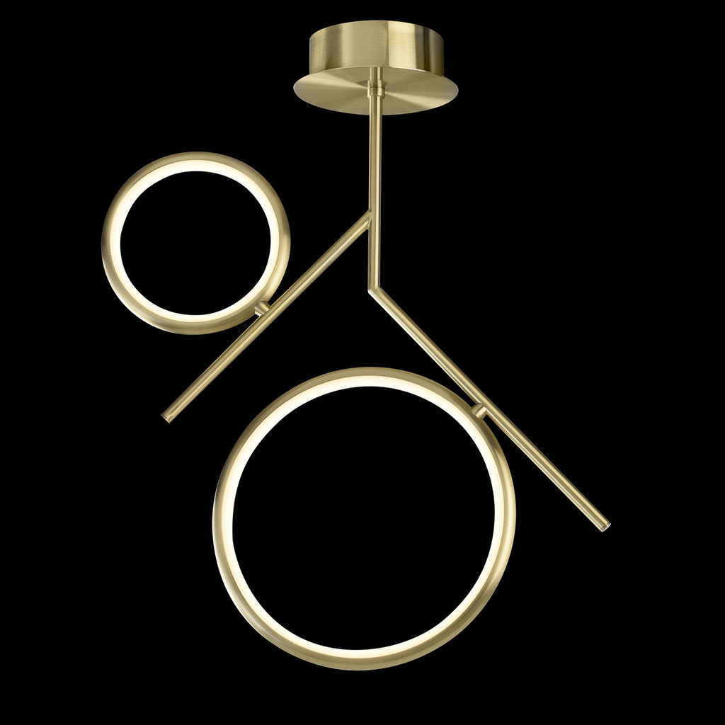 M6582 Olimpia Ceiling 30W LED Satin Gold