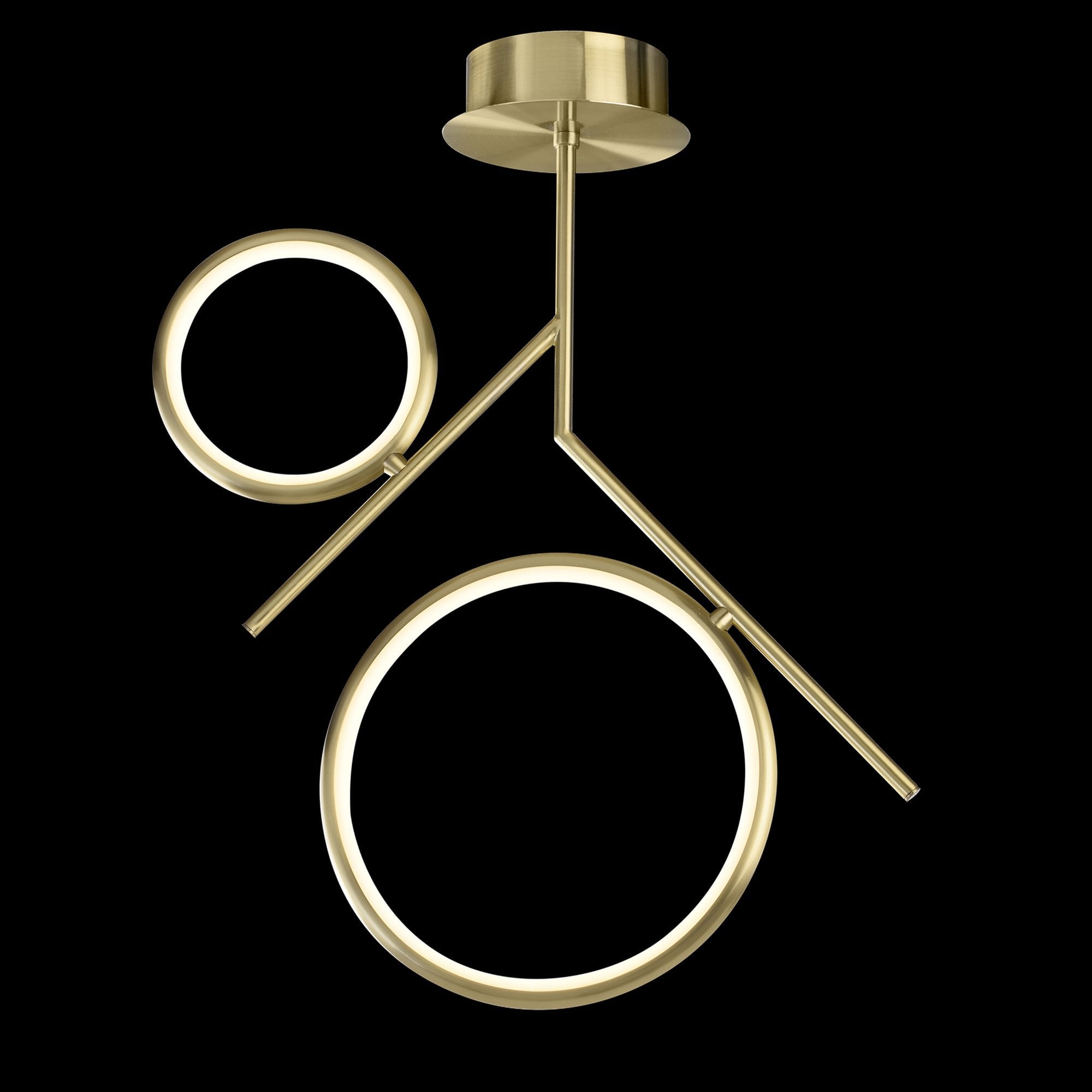 M6582 Olimpia Ceiling 30W LED Satin Gold