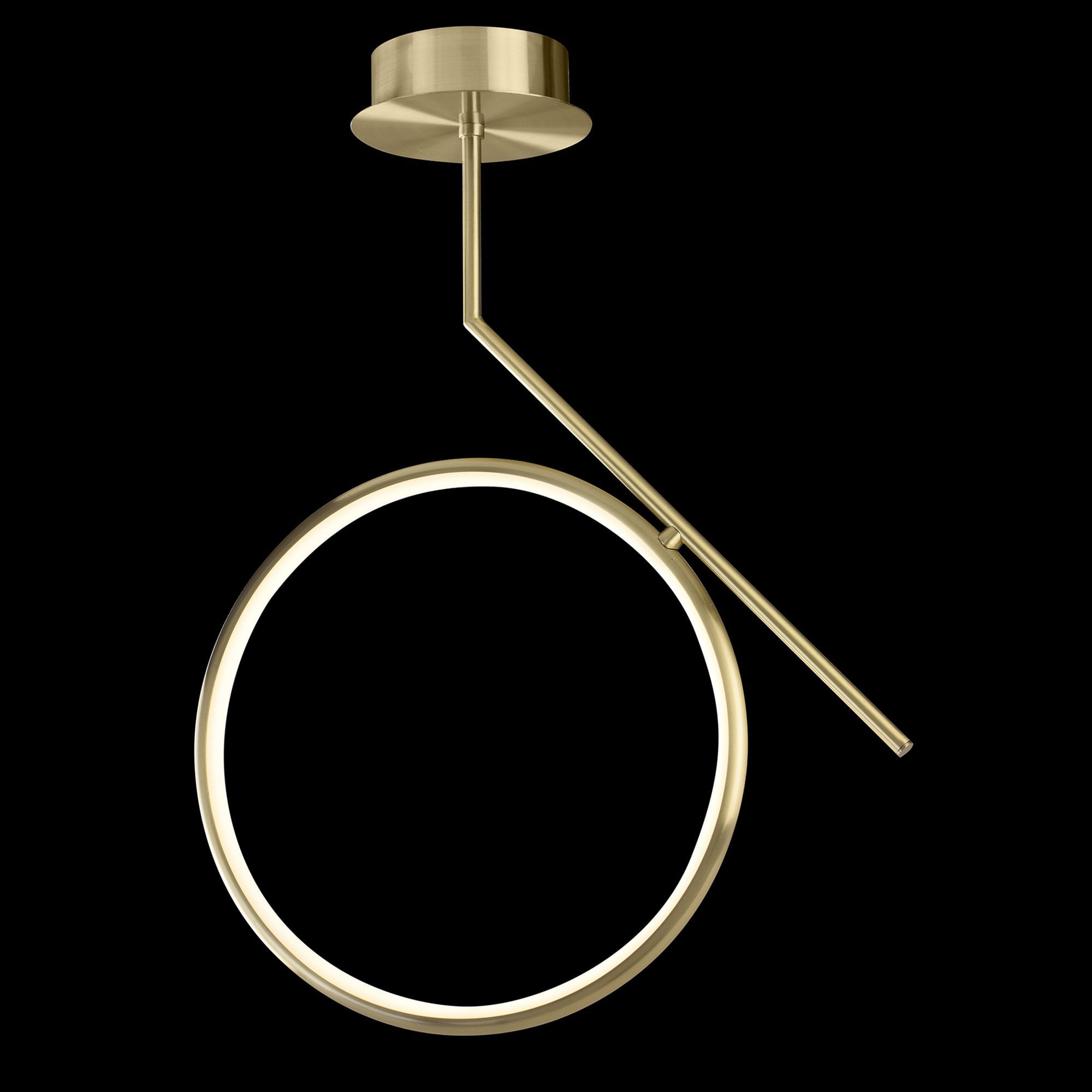 M6583 Olimpia Ceiling 25W LED Satin Gold